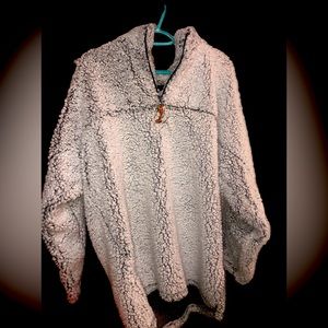 Fuzzy over sized warm sweater